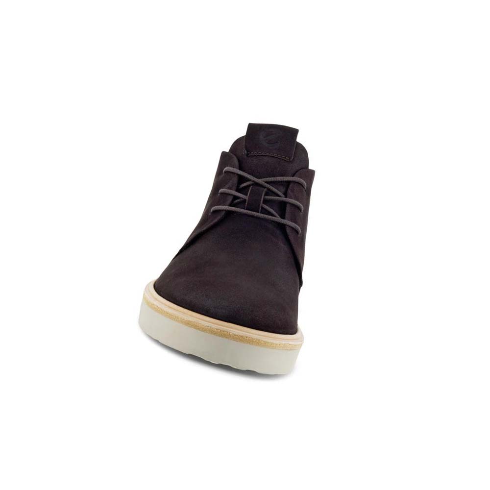 Men's Ecco Techwelt Chukka Boots Black | Canada 450TCE